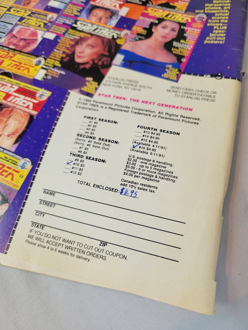 StarLog Magazine, Suburban Commando & Hulk Hogan Cover, Vintage 90s - Picture 8 of 11